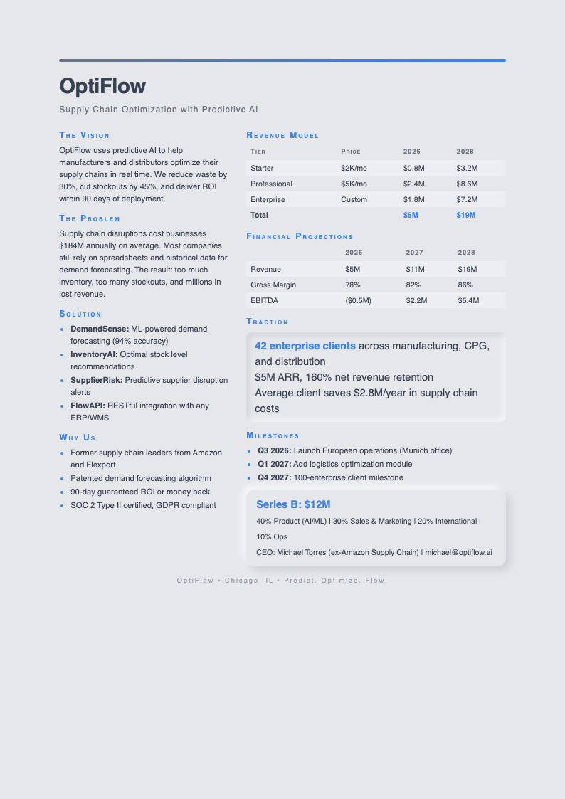Neomorphism soft UI business plan